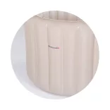 Chipolino Bubble Nest nafukovacia detská vaňa s pumpou – Latte