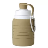Mininor skladací silikónový pohárik 200/500 ml – pieskový