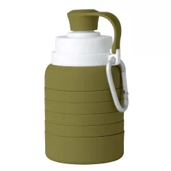   Skladateľná silikónová fľaša Mininor 200/500 ml – mach