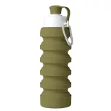 Skladateľná silikónová fľaša Mininor 200/500 ml – mach