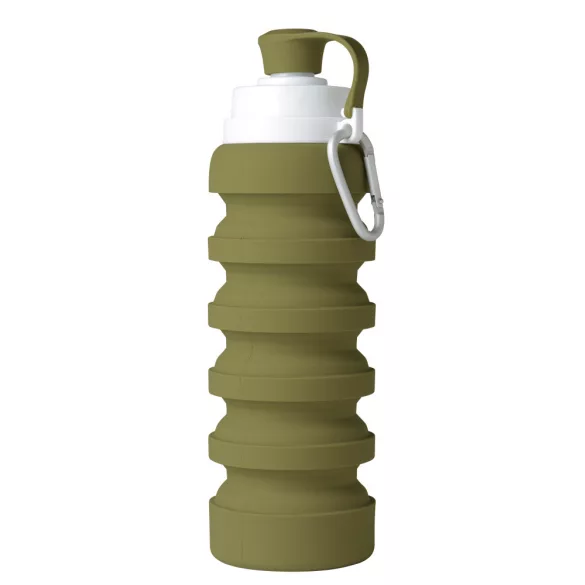 Skladateľná silikónová fľaša Mininor 200/500 ml – mach