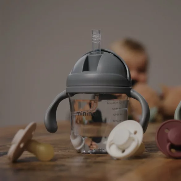 Pohárik s slamkou Mininor 330 ml – orgován