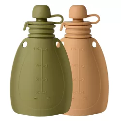   Mininor pohárik na smoothie 120 ml, 2 ks – machová/hnedá