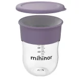 Mininor 360° detský pohárik 220 ml – fialový