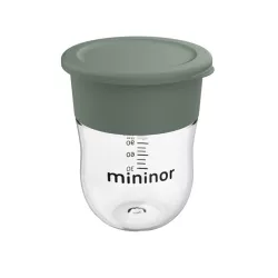 Mininor 360° detský pohárik 220 ml – zelený