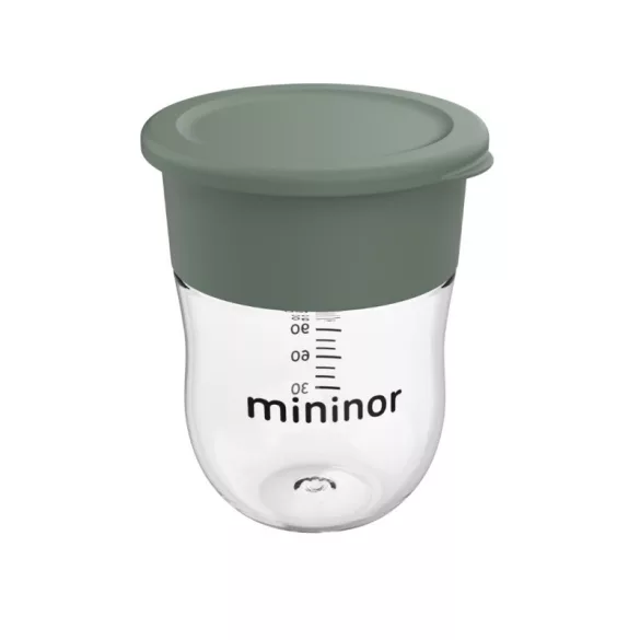 Mininor 360° detský pohárik 220 ml – zelený