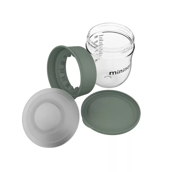 Mininor 360° detský pohárik 220 ml – zelený