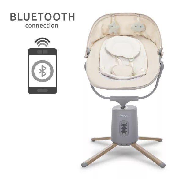 Lorelli Storky elektrická hojdačka – Beige