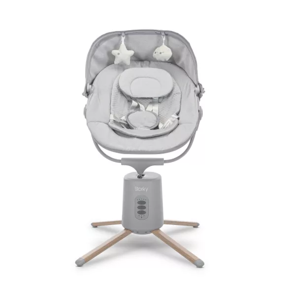 Elektrická hojdačka Lorelli Storky – Grey