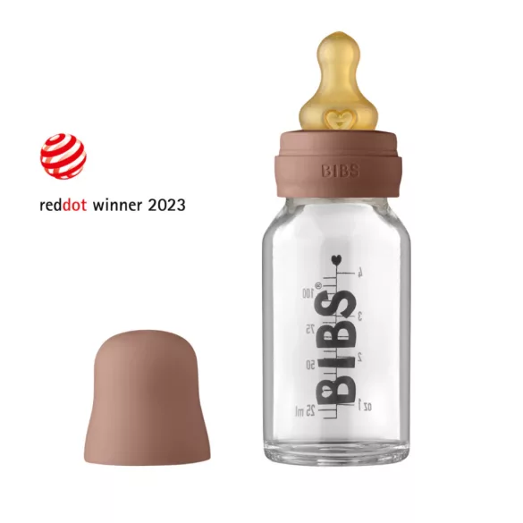 BIBS Sada fľašiek 110 ml – medvedík