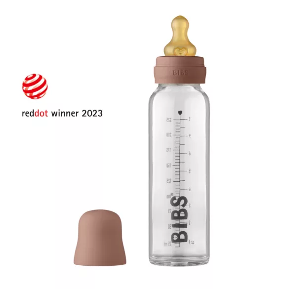 Sada fľašiek BIBS, 225 ml – medvedík