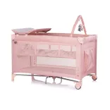 Multifunkčná cestovná postieľka Chipolino Luna – pink powder