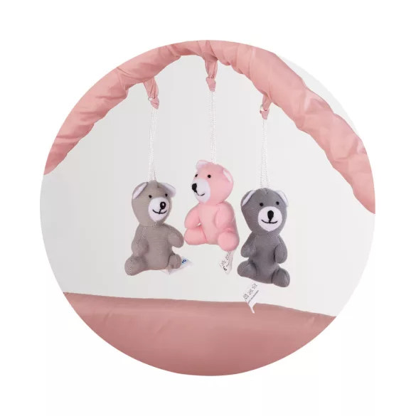 Multifunkčná cestovná postieľka Chipolino Luna – pink powder