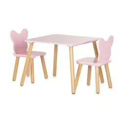 Chipolino stolík s 2 stoličkami – motýľ