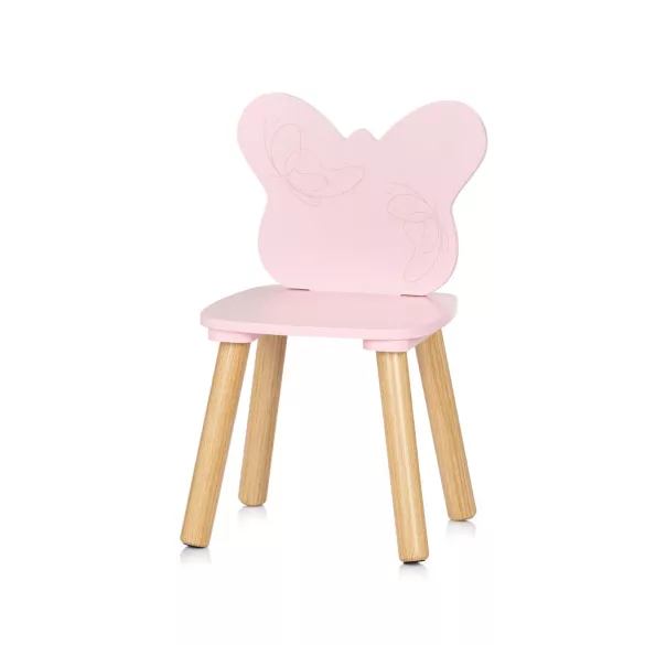 Chipolino stolík s 2 stoličkami – motýľ