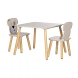 Detský stolík Chipolino so 2 stoličkami – puppies