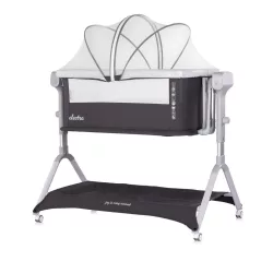   Chipolino Electra elektrická detská postieľka – charcoal