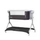 Chipolino Electra elektrická detská postieľka – charcoal