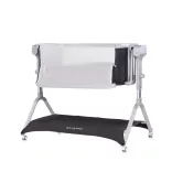 Chipolino Electra elektrická detská postieľka – charcoal