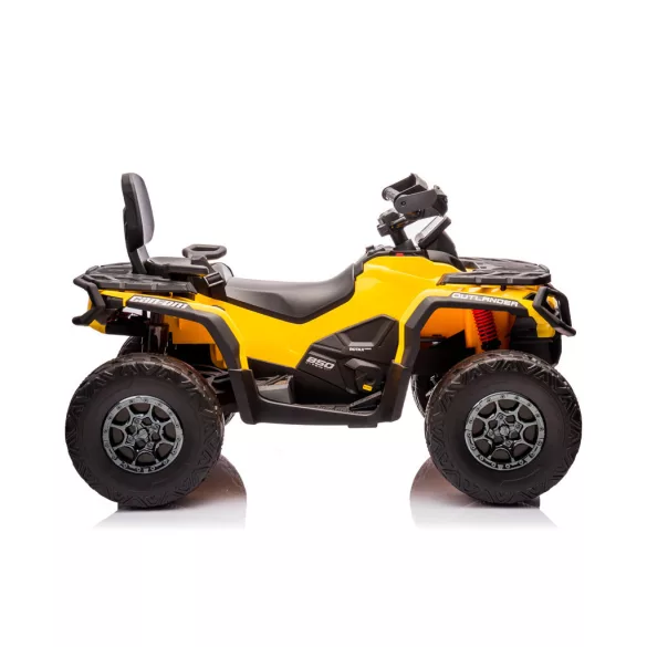 Chipolino ATV CAN AM OUTLANDER elektrická štvorkolka – žltá