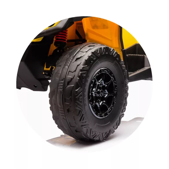 Chipolino ATV CAN AM OUTLANDER elektrická štvorkolka – žltá