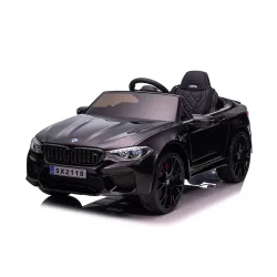 Chipolino BMW M5 elektrické auto – čierna koža