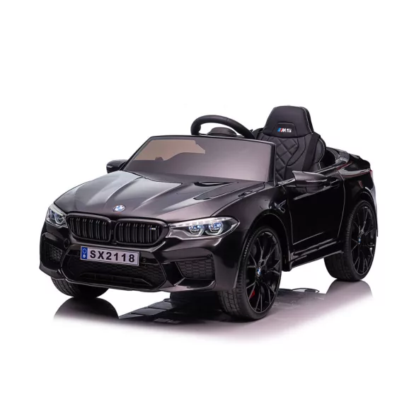Chipolino BMW M5 elektrické auto – čierna koža