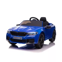Chipolino BMW M5 elektrické auto – modrá koža