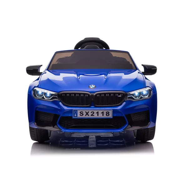 Chipolino BMW M5 elektrické auto – modrá koža