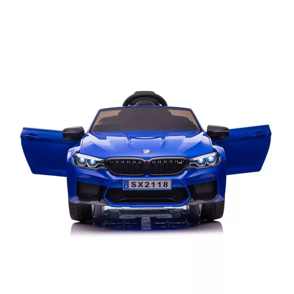 Chipolino BMW M5 elektrické auto – modrá koža