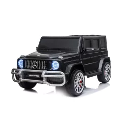   Chipolino Mercedes AMG G63 elektrické auto s 2 sedadlami – čierna koža