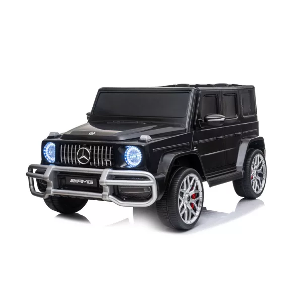 Chipolino Mercedes AMG G63 elektrické auto s 2 sedadlami – čierna koža