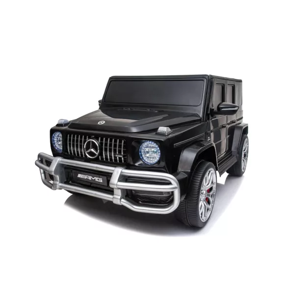 Chipolino Mercedes AMG G63 elektrické auto s 2 sedadlami – čierna koža