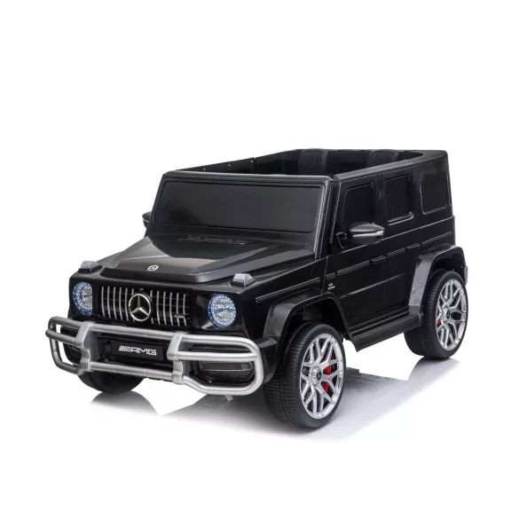 Chipolino Mercedes AMG G63 elektrické auto s 2 sedadlami – čierna koža