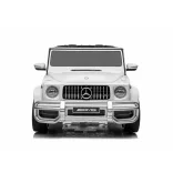 Chipolino Mercedes AMG G63 elektrické auto s 2 sedadlami – biela koža