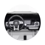 Chipolino Mercedes AMG G63 elektrické auto s 2 sedadlami – biela koža