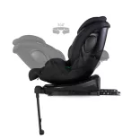 Detská autosedačka Chipolino Hypnotic Plus I-Size 40–150 cm – charcoal
