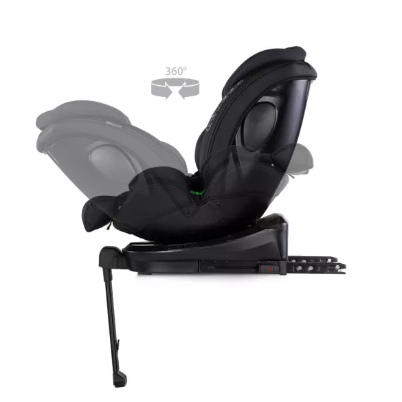 Detská autosedačka Chipolino Hypnotic Plus I-Size 40–150 cm – charcoal