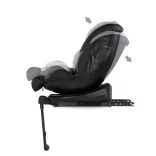 Detská autosedačka Chipolino Hypnotic Plus I-Size 40–150 cm – platinová