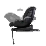 Detská autosedačka Chipolino Hypnotic Plus I-Size 40–150 cm – platinová