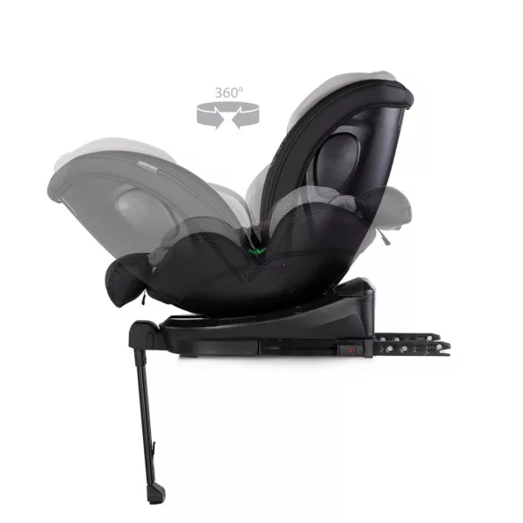 Detská autosedačka Chipolino Hypnotic Plus I-Size 40–150 cm – platinová