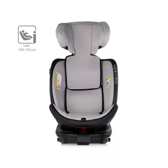 Detská autosedačka Chipolino Hypnotic Plus I-Size 40–150 cm – platinová