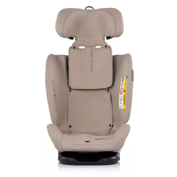 Detská autosedačka Chipolino Techno iGrow Isofix 40–150 cm – latte