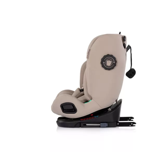 Detská autosedačka Chipolino Techno iGrow Isofix 40–150 cm – latte