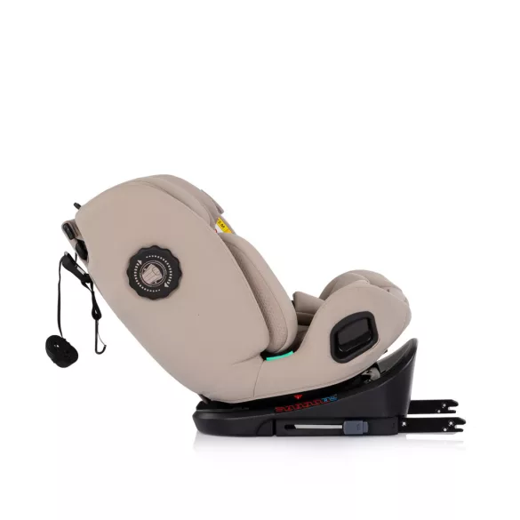 Detská autosedačka Chipolino Techno iGrow Isofix 40–150 cm – latte