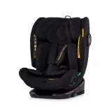 Detská autosedačka Chipolino Techno iGrow s upevnením Isofix 40–150 cm – noir
