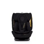 Detská autosedačka Chipolino Techno iGrow s upevnením Isofix 40–150 cm – noir