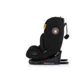 Detská autosedačka Chipolino Techno iGrow s upevnením Isofix 40–150 cm – noir