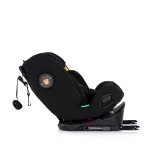 Detská autosedačka Chipolino Techno iGrow s upevnením Isofix 40–150 cm – noir