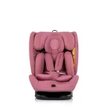 Detská autosedačka Chipolino Techno iGrow s upevnením Isofix 40–150 cm – powder pink